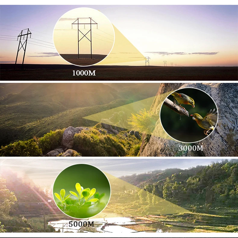 Бинокль 10x42 HD водонепроницаемый для наблюдения за птицами туризма охоты |