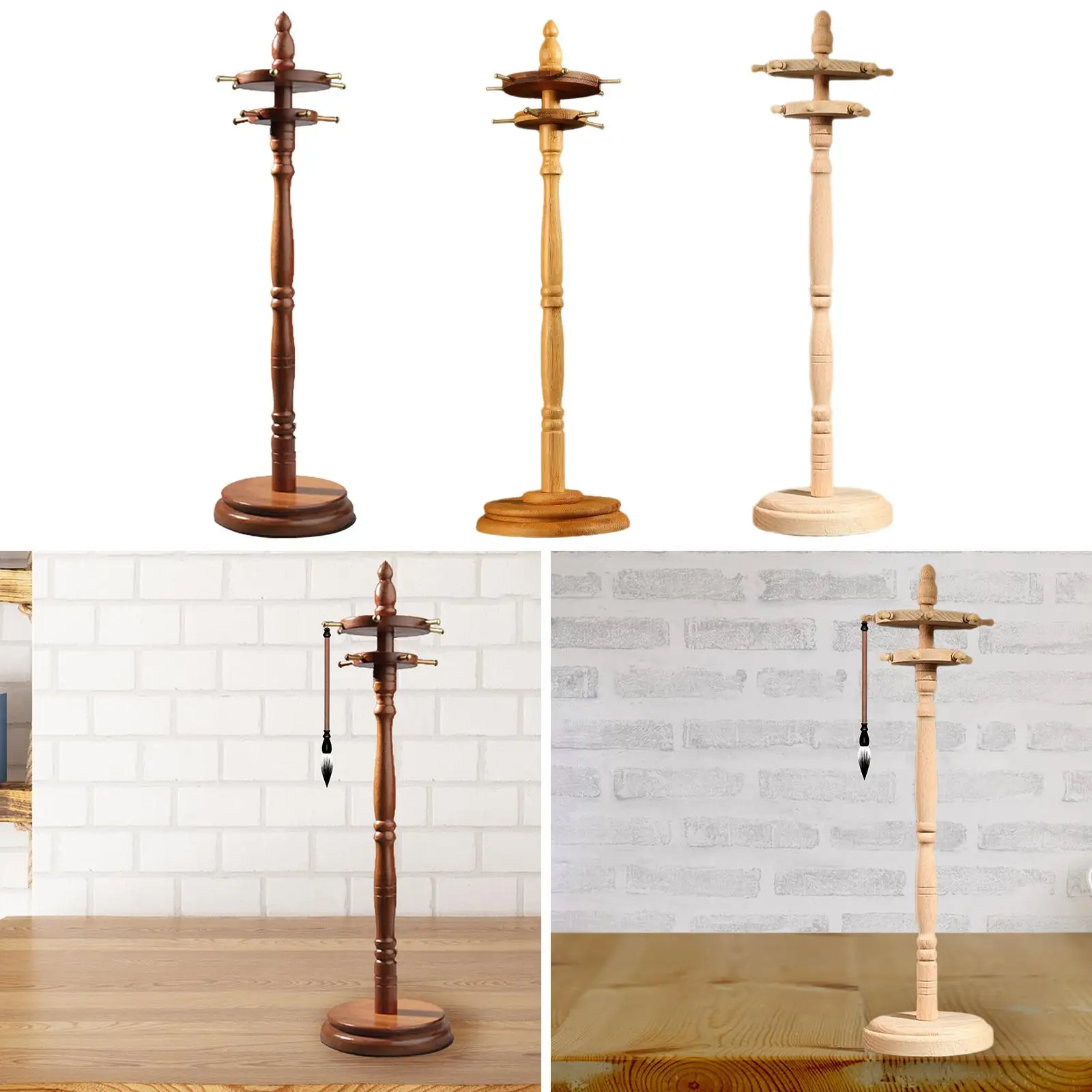 Деревянная подставка для ювелирных изделий органайзер Многофункциональная 11