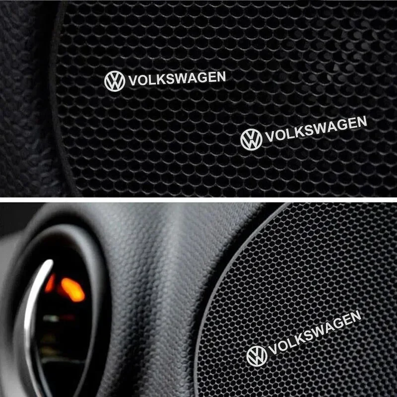 10 шт. 3D алюминиевый автомобильный аудио значок динамик стерео эмблема наклейка