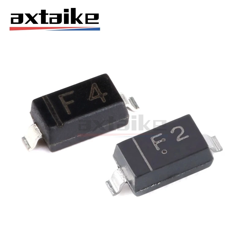 100 шт. MMSZ5236B F1 7,5 в MMSZ5237B F2 8,2 В MMSZ5239B F4 9,1 В MMSZ5240B F5 10 в T1G 350 мВт SOD-123 SMD Диод Зенера 7V5 8V2 9V1