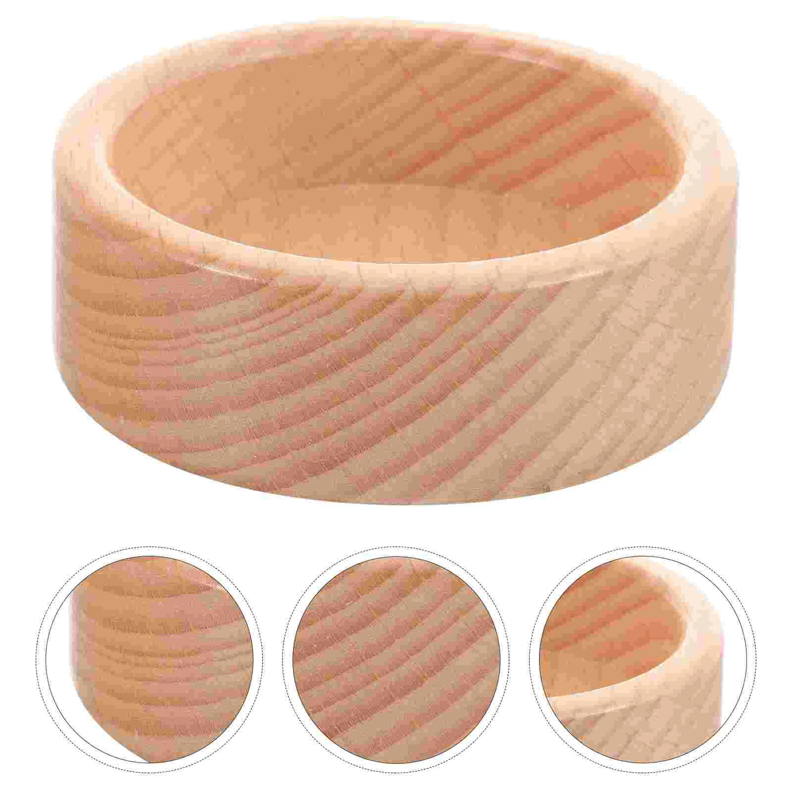 

Bunny Food Bowls Grain Washable Hamster Feeder Gerbil Household Supply Wooden Dish Chinchilla