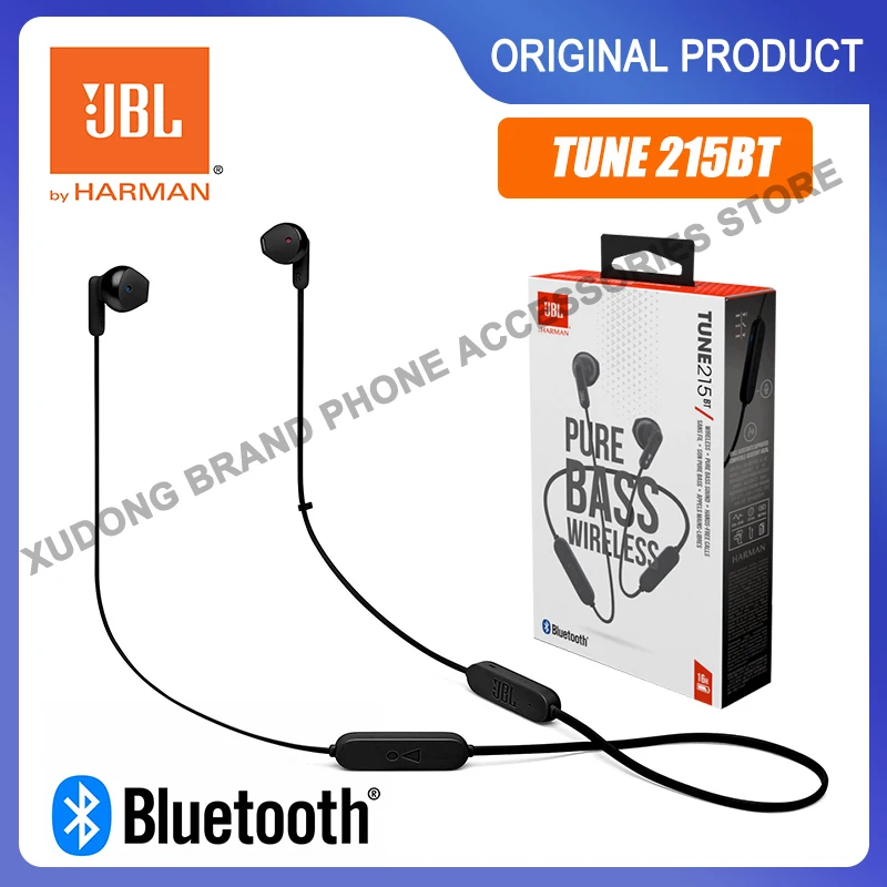 

100% Original JBL TUNE 215BT True Wireless Bluetooth Earphone Stereo Music Gaming E-Sports Earbud Bass Sound Headset With Mic