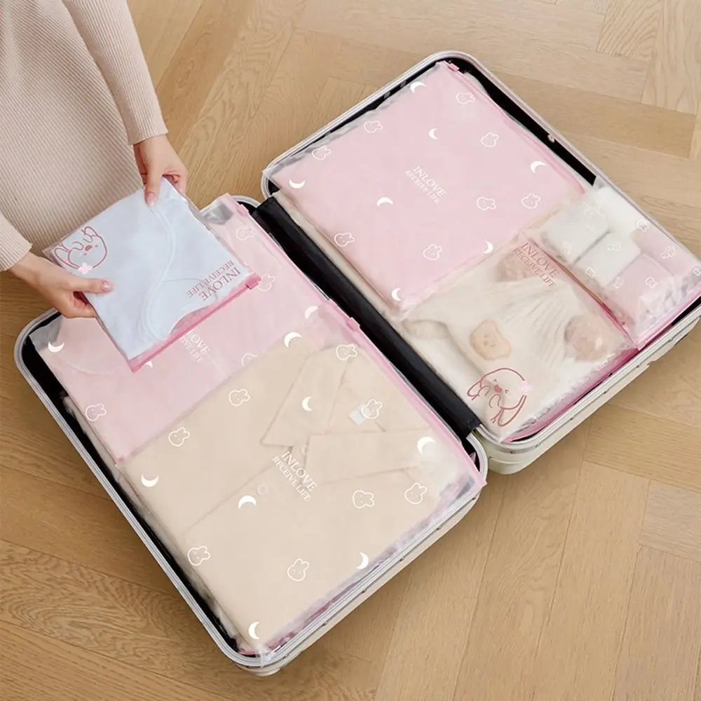 20 шт. прозрачная влагостойкая сумка для путешествий с застежкой-молнией