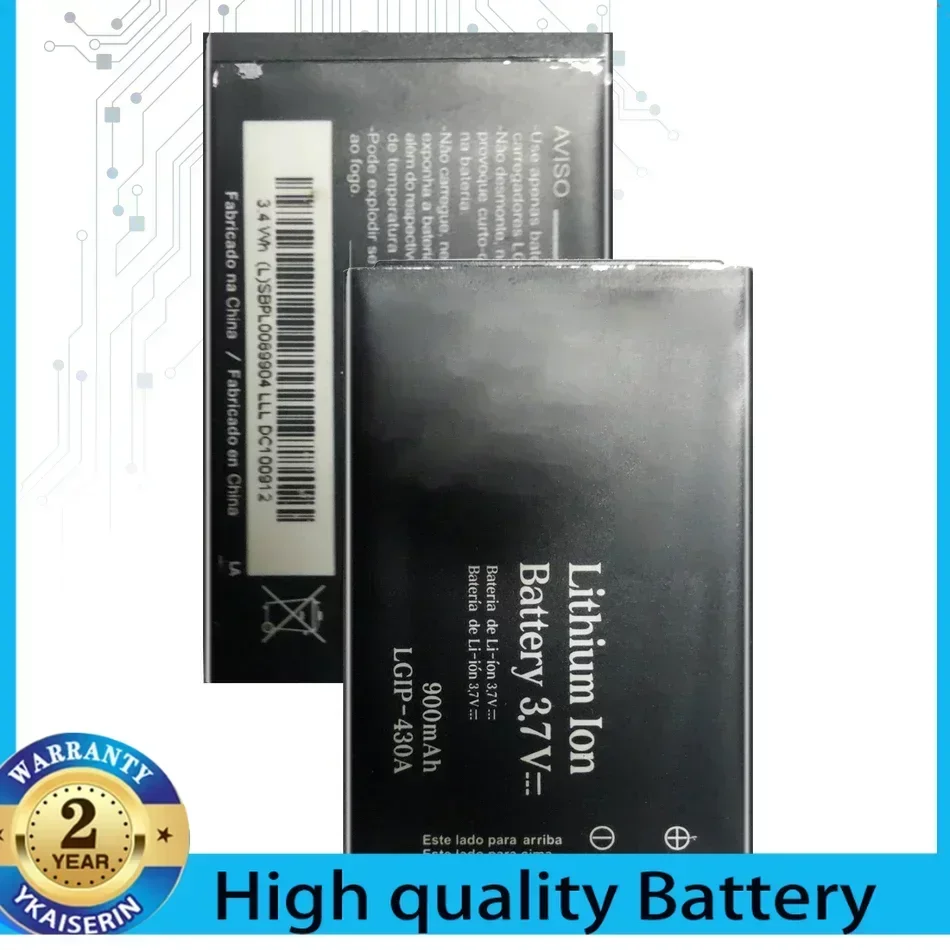 Аккумулятор LGIP-430A емкостью 900 мАч для LG KP108 KP115 KM330 KD876 + гарантия на номер