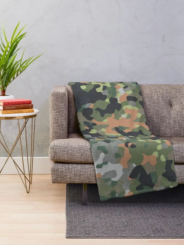 ДФП. камуфляж. голландский фрактальный узор. Одеяло Полярная кровать Модные