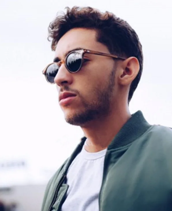 2022 круглые солнцезащитные очки мужские брендовые винтажные маленькие женские и