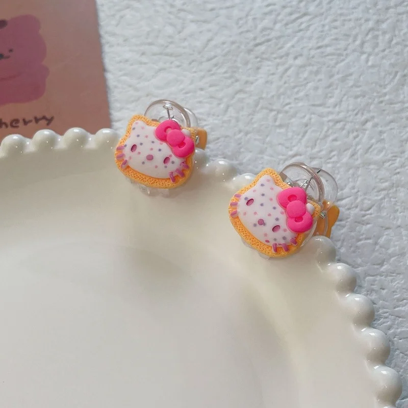 Аксессуары для волос Hello Kitty зажим с акулой мультяшный аниме Ins милый мини детский