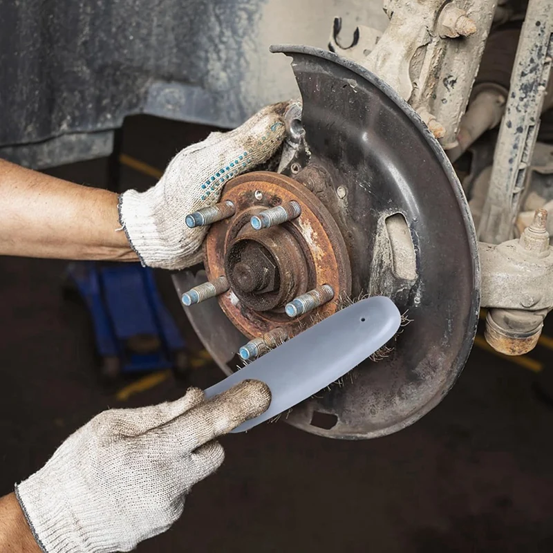 Щетка из проволоки нержавеющей стали 2 шт. с прочной ручкой и металлическим