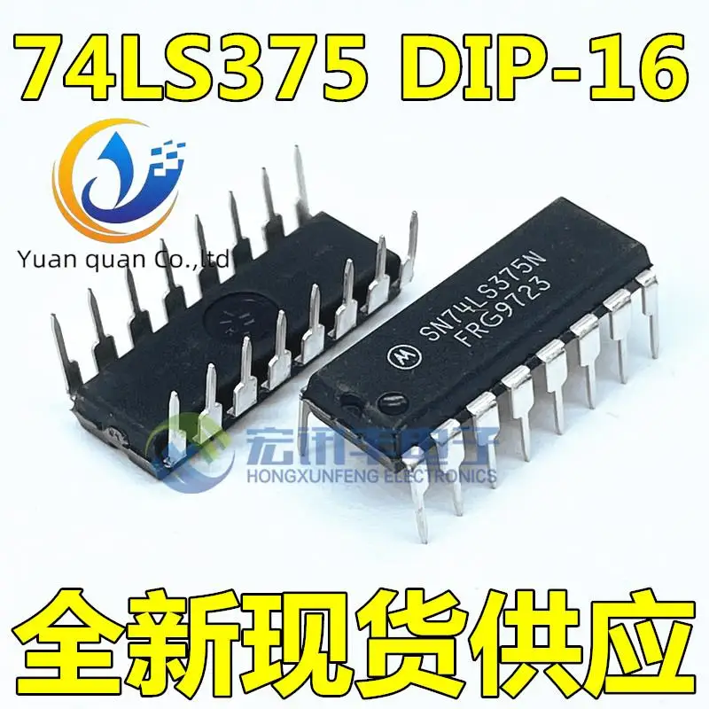 

30 шт. Оригинальный Новый 74LS375 DIP-16 SN74LS375N HD74LS375P
