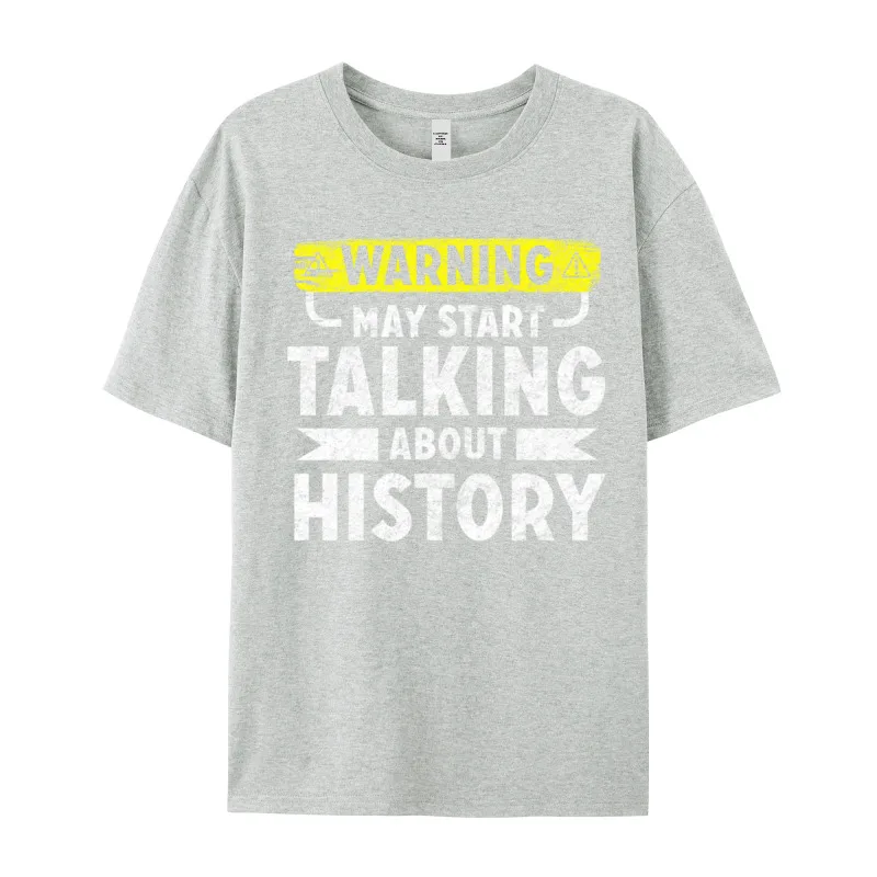 I ove History shirt funny Tees Funny Round Neck Lose Short Sleeve 100% Cotton Fabric Youth T-Shirt Slogan T Shirt