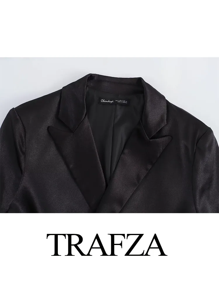 Женский костюм из 2 предметов TRAFZA повседневный вертикальный кардиган с двумя