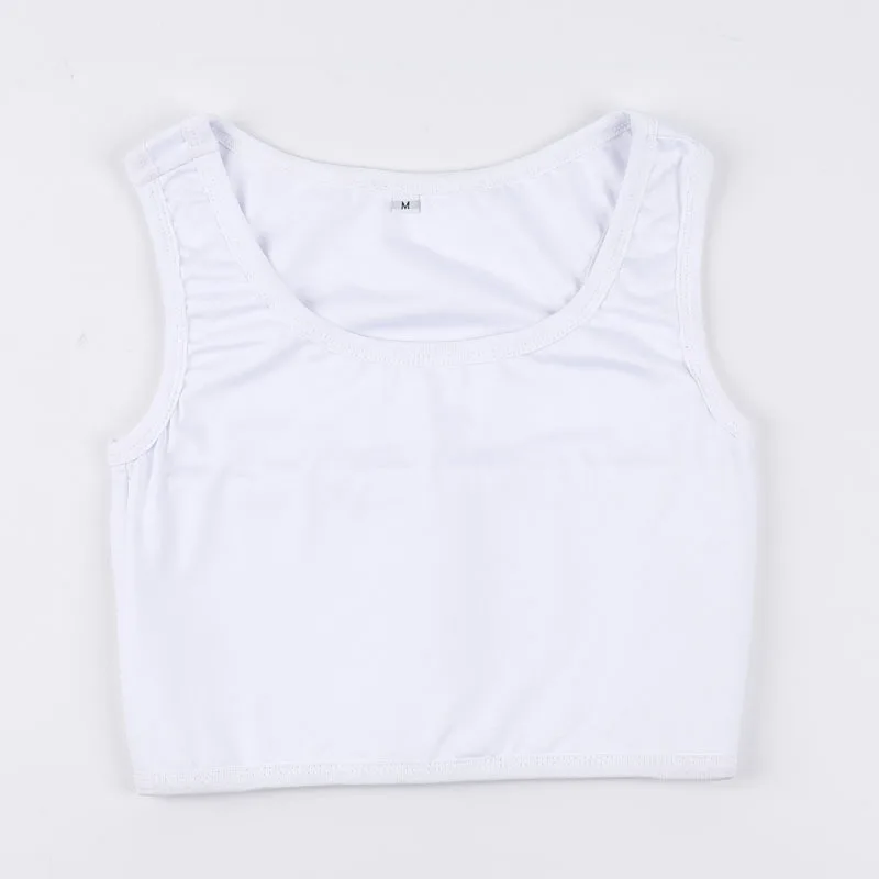 Women Chest Breast Binder Trans Les Lesbian Short Shaper Corset Tomboy Elastic Band Strap Pullover Undershirt Vest Tank Tops