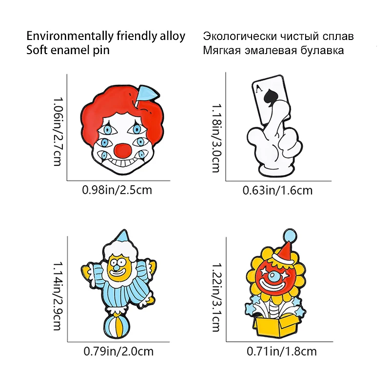 Мультяшный многоглазый клоун Джокер для мальчика волшебный покер кукла-клоун