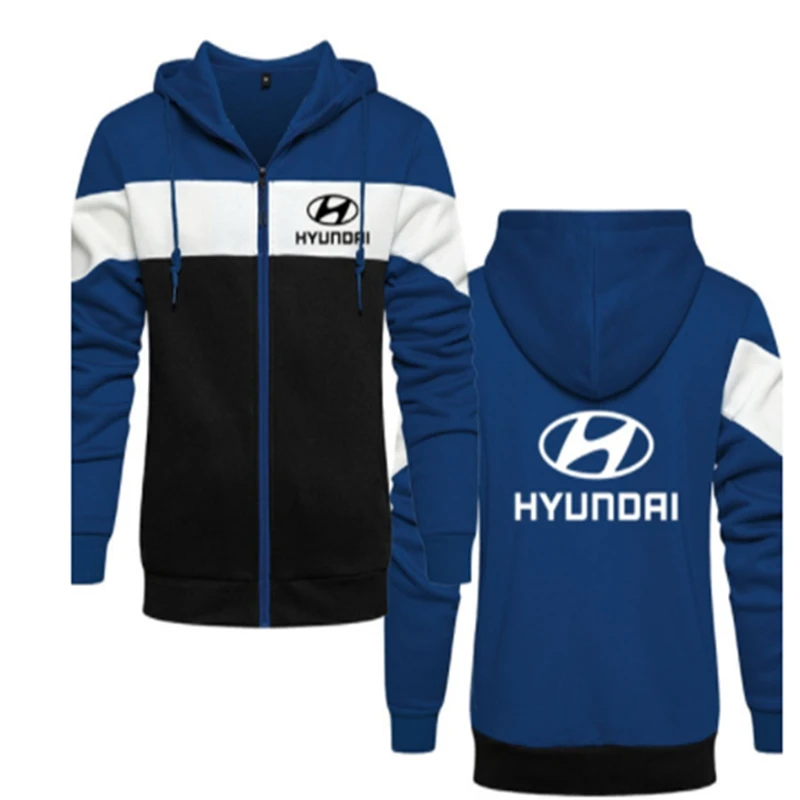

Новая мужская одежда, толстовка с логотипом Hyundai, повседневные мужские куртки, флисовые теплые толстовки, качественная спортивная одежда