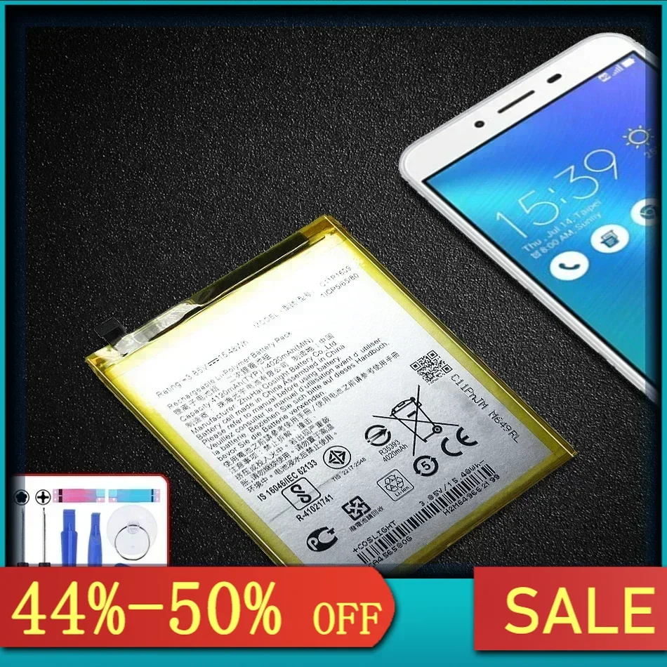 Аккумулятор C11P1609 для ASUS 3 Zenfone 5 дюйма ZC553KL X00DDA 4 Max 2 ZC520KL X00HD 4120 мАч