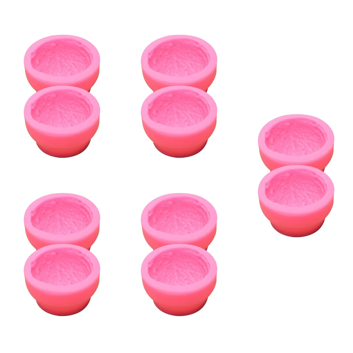 

10 Pcs Small Cake Supple Home Mold Diy Mold Silicone Baking Molds Ice Cream Molds for Baking Home Crafting