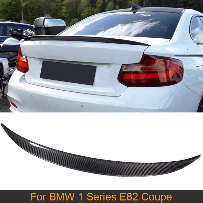 

Carbon Fiber Rear Trunk Spoiler For BMW 1 Series E82 Coupe M Sport 120i 128i 135i 2008-2012 Tail Trunk Boot Lip Wing Spoiler FRP