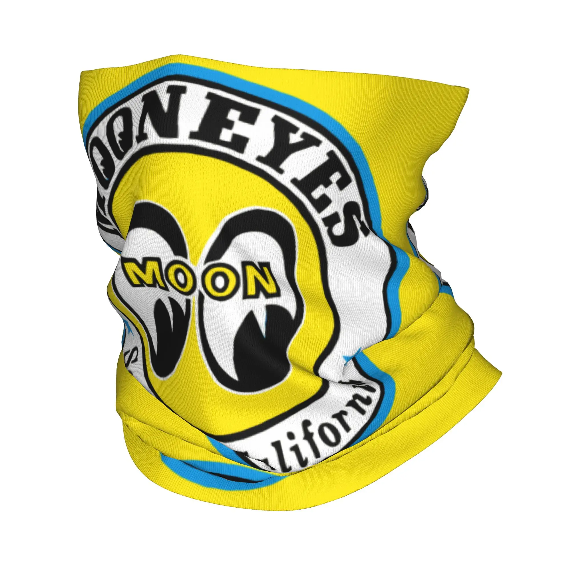 Фото JDM Moon Eyess Мотоциклетная гоночная бандана-шарф для шеи, ветрозащитная маска для лица, унисекс, головной убор, балаклава-труба №1