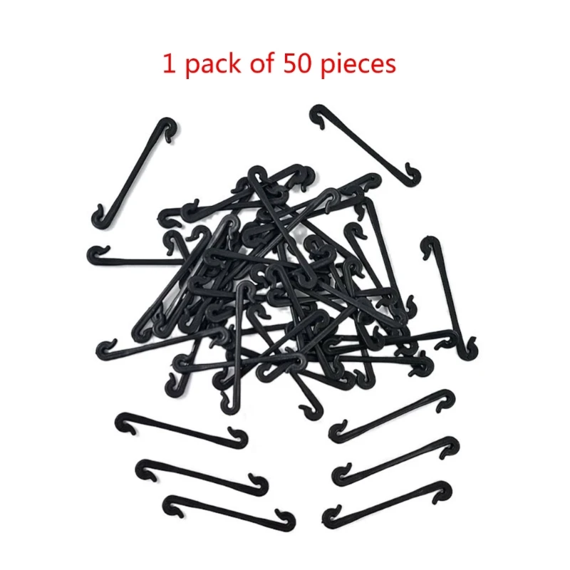 

50 Pieces Vines Fastener Plastic Tied Buckle Hooks Gardening Grape Support Vegetable Strapping Clips Vegetables Buckle M68E
