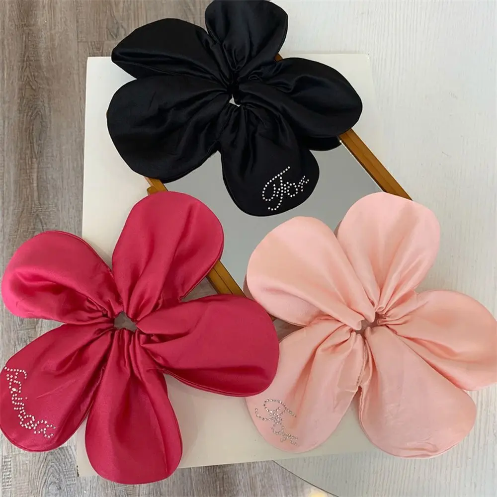 

Нишевая дизайнерская ткань, эластичная преувеличенная резинка для волос, держатель для конского хвоста, женские большие резинки для волос, резинка для волос в Корейском стиле