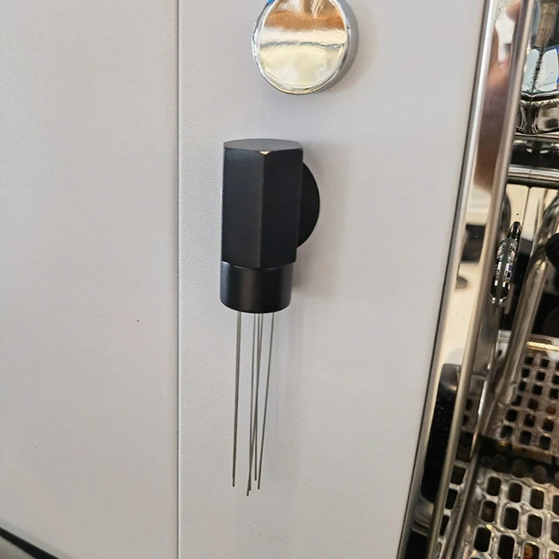 Stainless Steel Coffee Tamper Needle Magnetic Suction Powder Dispenser Stirring Agglomeration Aid