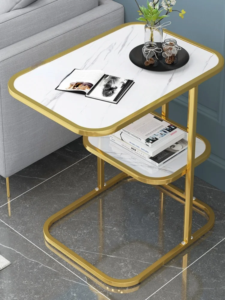 

European Style Living Room Coffee Tables for Bedroom Sofa Side Cabinet Modern Minimalist Small Apartment Furniture Bedside Table