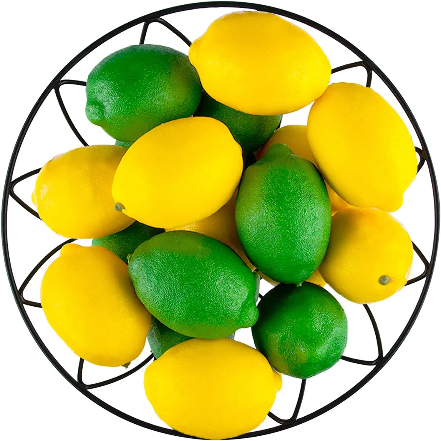 

20 PCS Artificial Lemons and Limes Fake Fruit Lemons Artificial Lifelike Simulation Lemon for Home House Kitchen Decoration