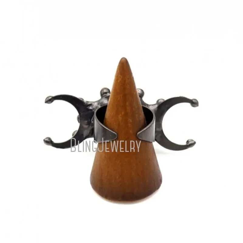 10 шт. тройное кольцо с фазой Луны богиня для женщин и мужчин коктейльное