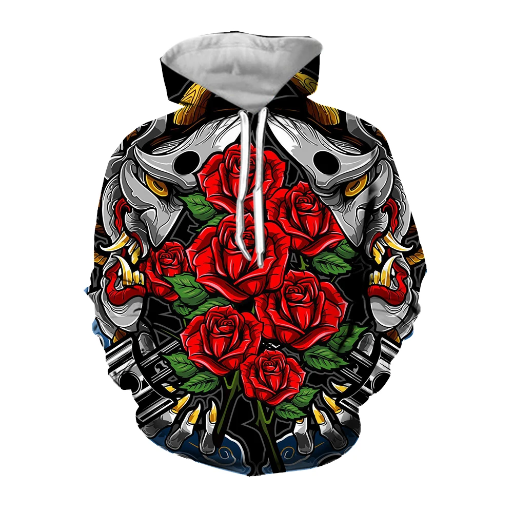 

Jumeast Oni Goth Rose Hoodies Overfit Japanese Streetwear Aesthetic Hooded Sweatshirts Uk Drip Flipper Zero Hacker Men Clothing