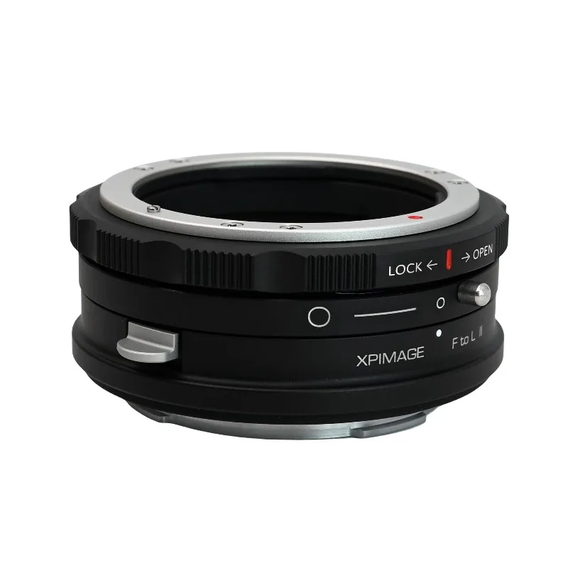 Фото Адаптер XPimage F-L с фиксатором для объективов Nikon Auto AIS F G Manual на Leica SL2 CL TL Panasonic L Port №4