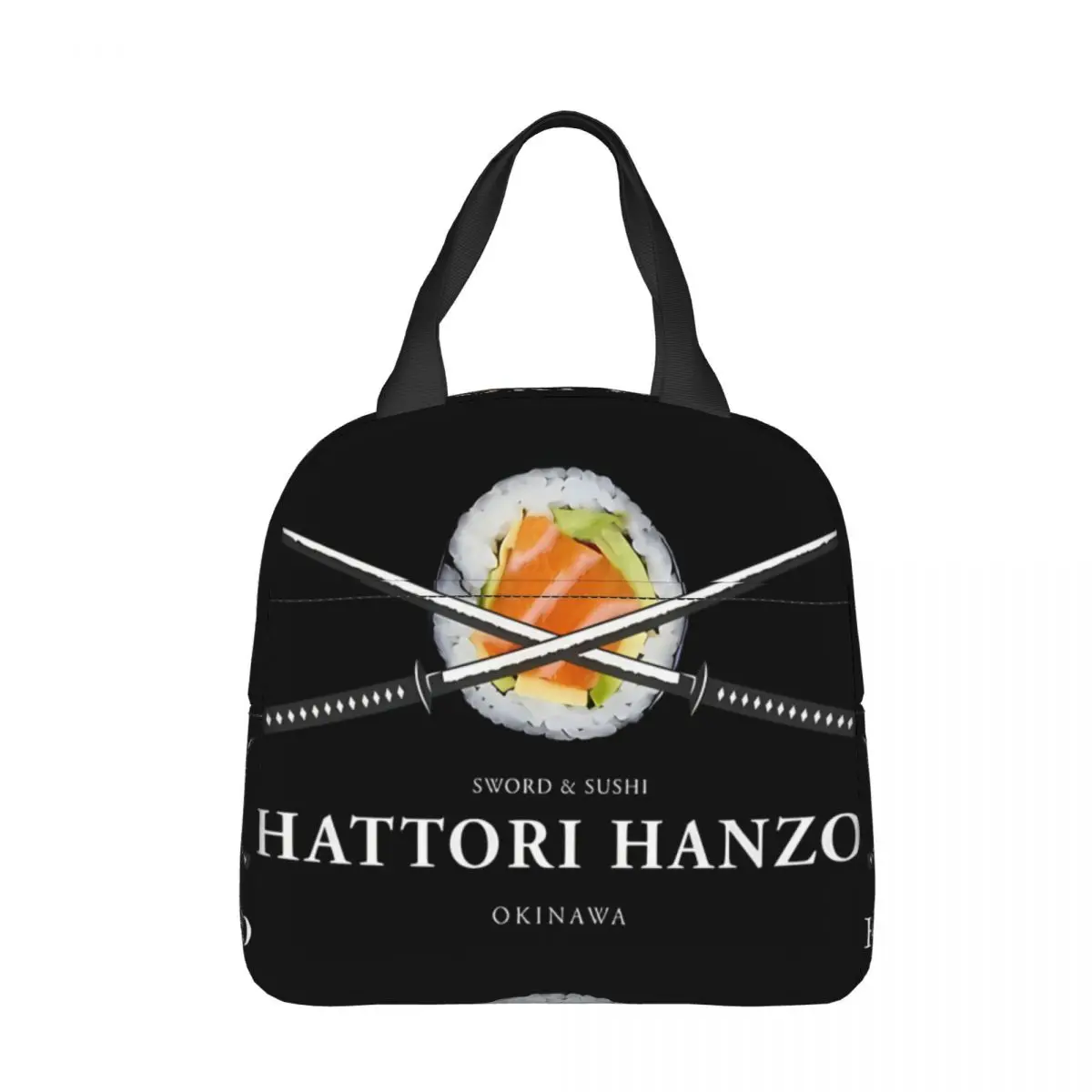 

Hattori Hanzo Sushi Insulated lunch bag Movie Kill Bill Women Kids Cooler Bag Thermal Portable Lunch Box Ice Pack Tote