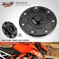 motorcycle fuel gas tank cap for duke 390 200 125 250 rc 390 2011 2016 accessories gas oil keyless cover caps cnc aluminum