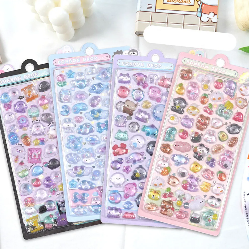 3D-наклейка с бриллиантами и драгоценными камнями