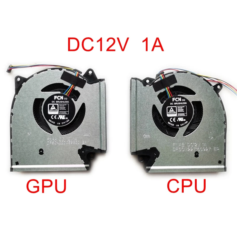 

New CPU GPU Cooling Cooler Fan For ASUS ROG Strix G15 G513 G533 G17 G713 G733 G533Q G513QR G713QR G733QS 13NR0540P01011 DC12V 5V