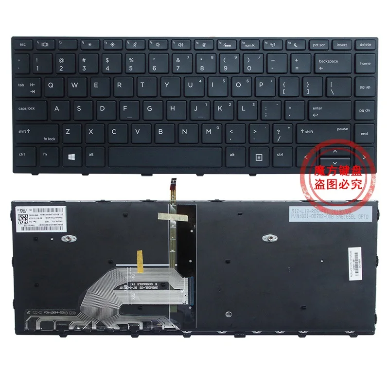 Новая английская клавиатура для ноутбука HP 430 440 G5 440 G6 445 G5 HSN-Q04C US клавиатура с подсветкой