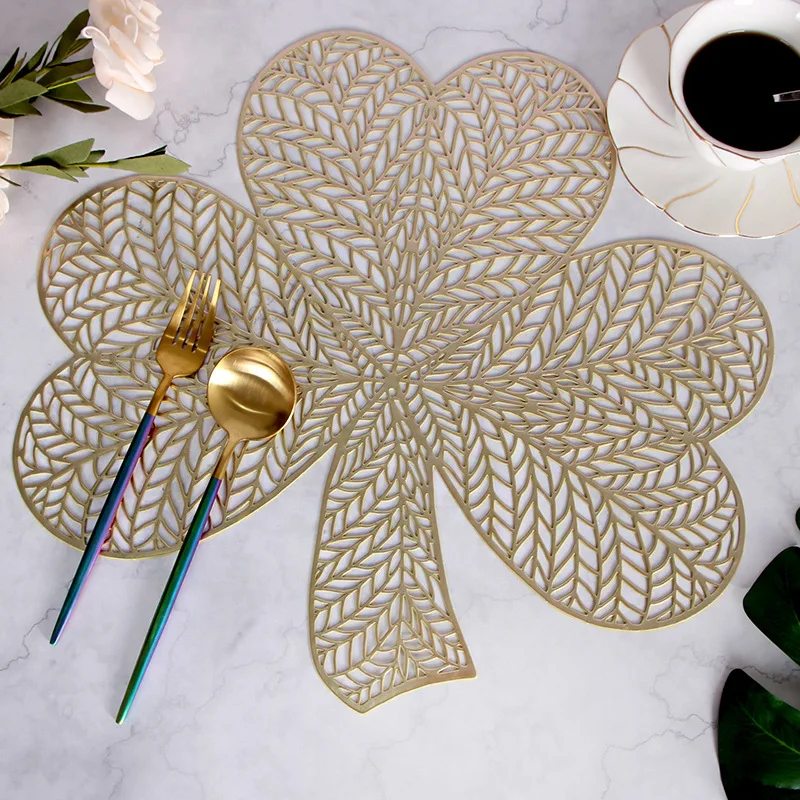 17AHSM бронзовая скатерть ПВХ пластиковая пустотелая подстилка для обеденного