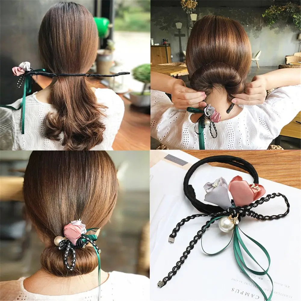 

Женская заколка-пончик для пучка, аксессуары для волос