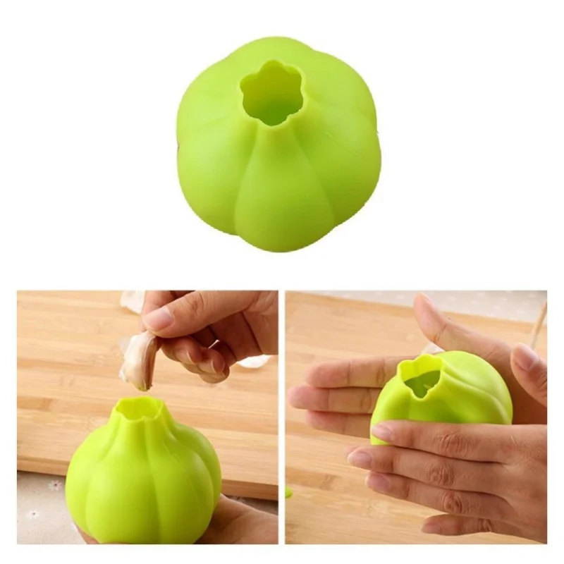 

Garlic peeler creative kitchen silicone soft garlic peeler garlic peeling tool simple and convenient kitchen gadgets