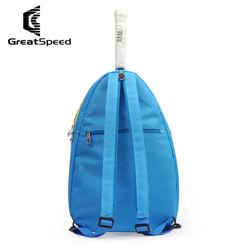 Greatspeed Tennis Backpack for Kids 2 Rackets Sports Shoulder Bags Polyester 2 in 1 Children Teenagers Badminton Bag