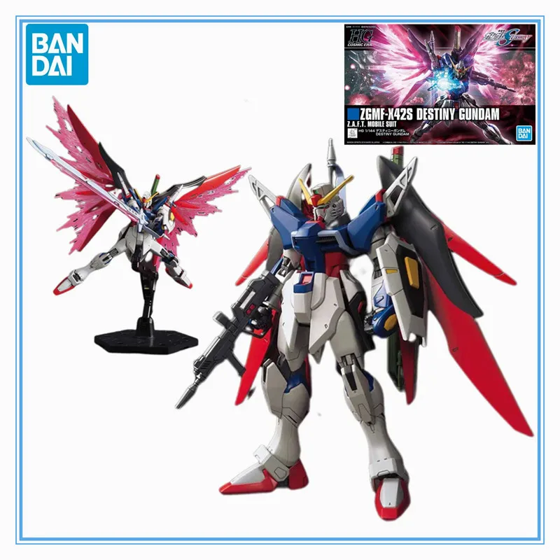 Новинка Оригинальные ZGMF-X42S DESTINY Gundam HGCE 1/144 Bandai Аниме модели игрушки фигурки