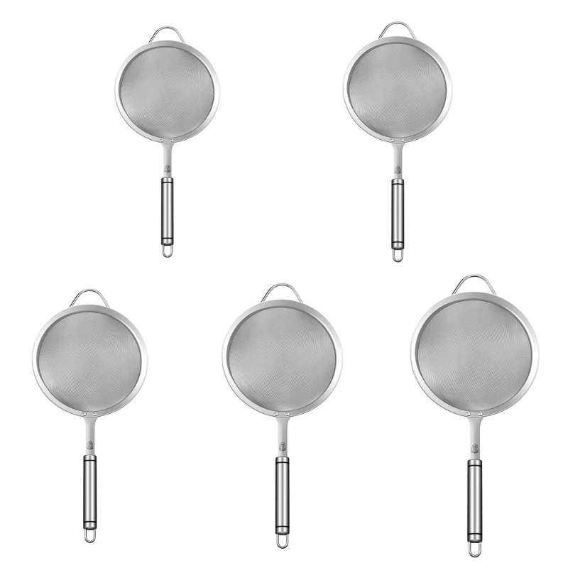 

Kitchen Gadget Stainless Steel Oil Filter Spoon Strainer Fryer Skimmer Spoon Kitchen Tool Oil Skimmer Mesh Household
