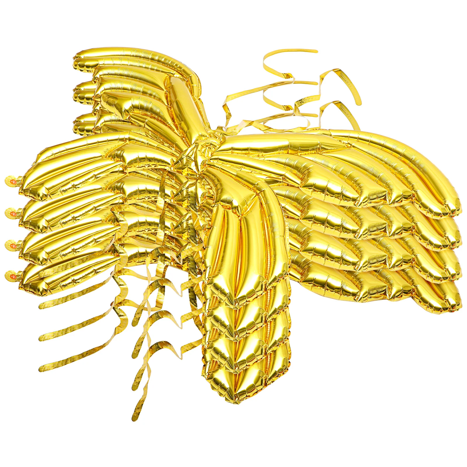 

4 Pcs Butterflies Wing Balloon Kids Ornaments Performance Costume Balloons Cosplay Party Supplies Girls Fairy Dress Prop
