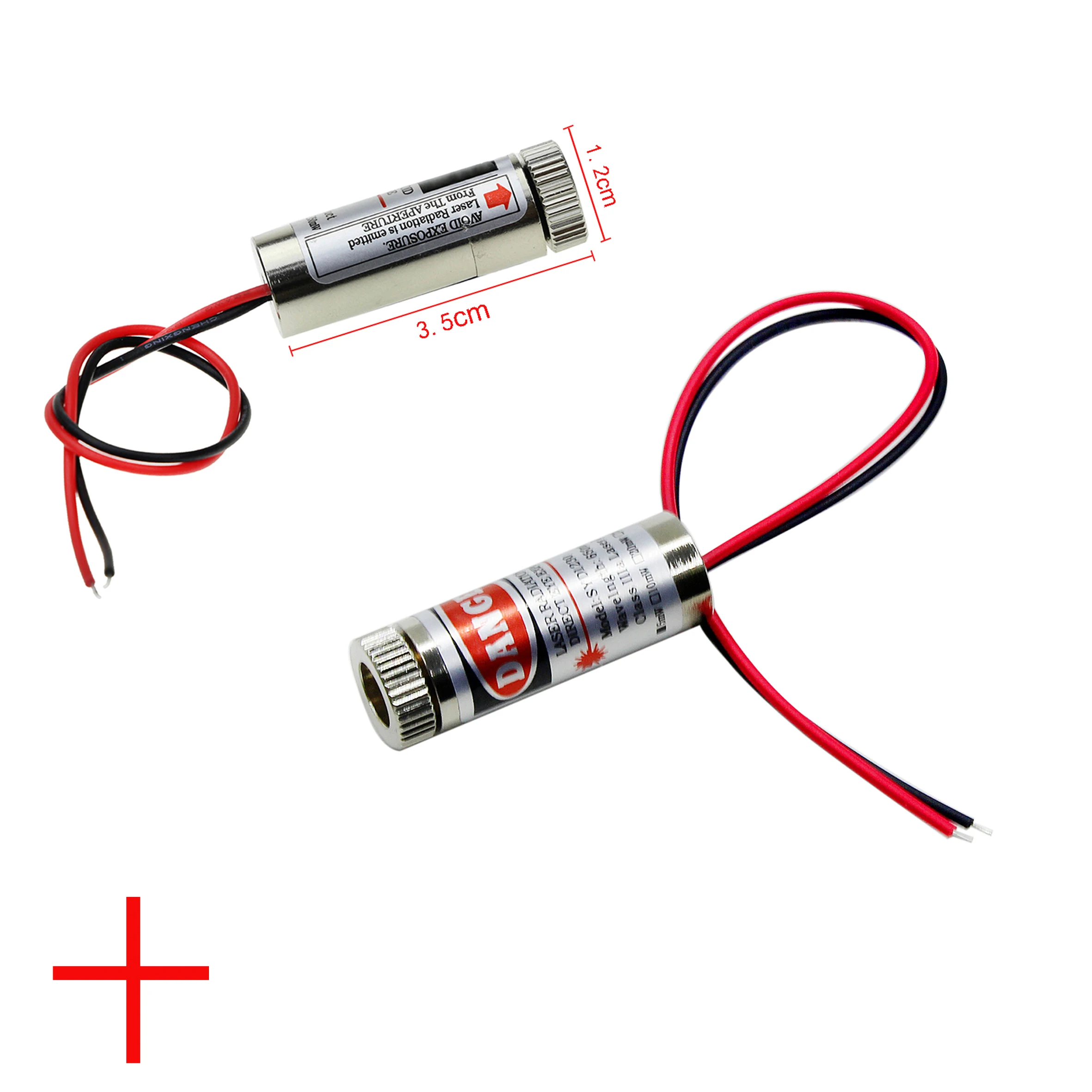 650 нм, 5 мВт, красная точка/линия/крест, лазерный модуль, стеклянная линза, фокусируемая фокусировка, регулируемая лазерная диодная головка, промышленный класс