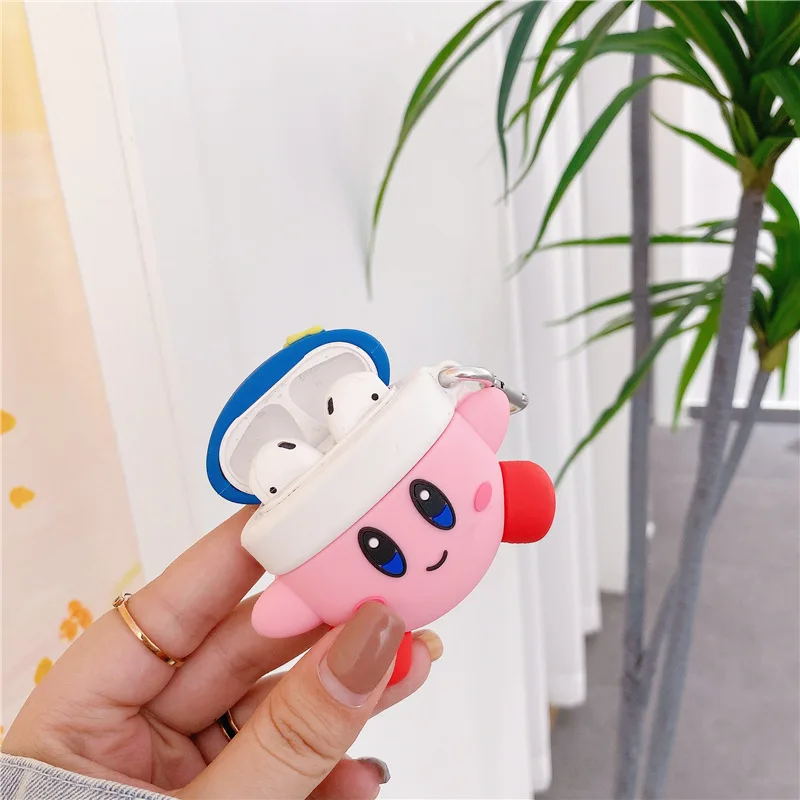 Защитный чехол Star Kirby для Apple Airpods Pro 1/2/3 Беспроводная Bluetooth-гарнитура милый