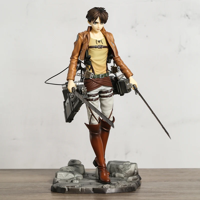 

Attack on Titan Eren Jaeger Levi Ackerman 1/7 Scale PVC Figure Anime Figurine Model Toy Doll Gift