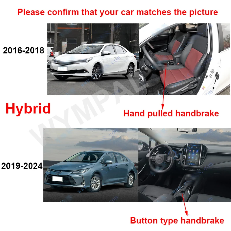 Автомобильные коврики для Toyota Corolla Hybrid 2016 ~ 2024 2023 2022 2021 2020 2019 2018 2017 автомобильные