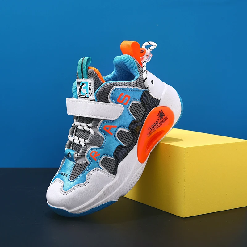 Children's Fashion Shoes 2022 Casual Lace-Up Kids Sport Shoes for Girls Running Sneakers Boys Basketball Sports Shoes