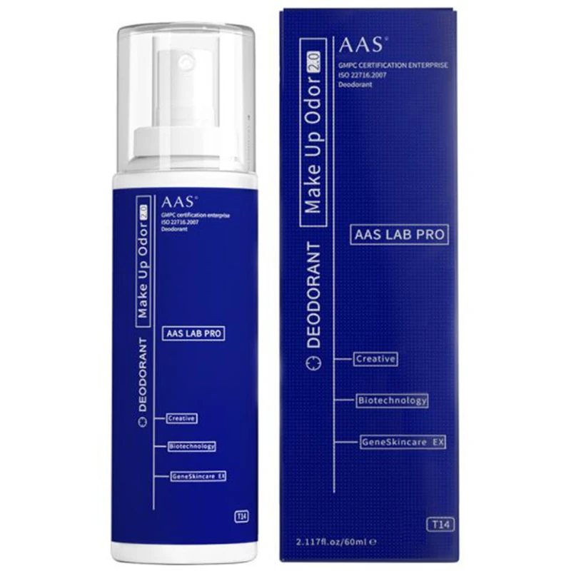 

60ml Original AAS Body Odor Spray Antihydral Long-lasting Deodorant Lotion for Women Men Underarm Hand Leg Body Care