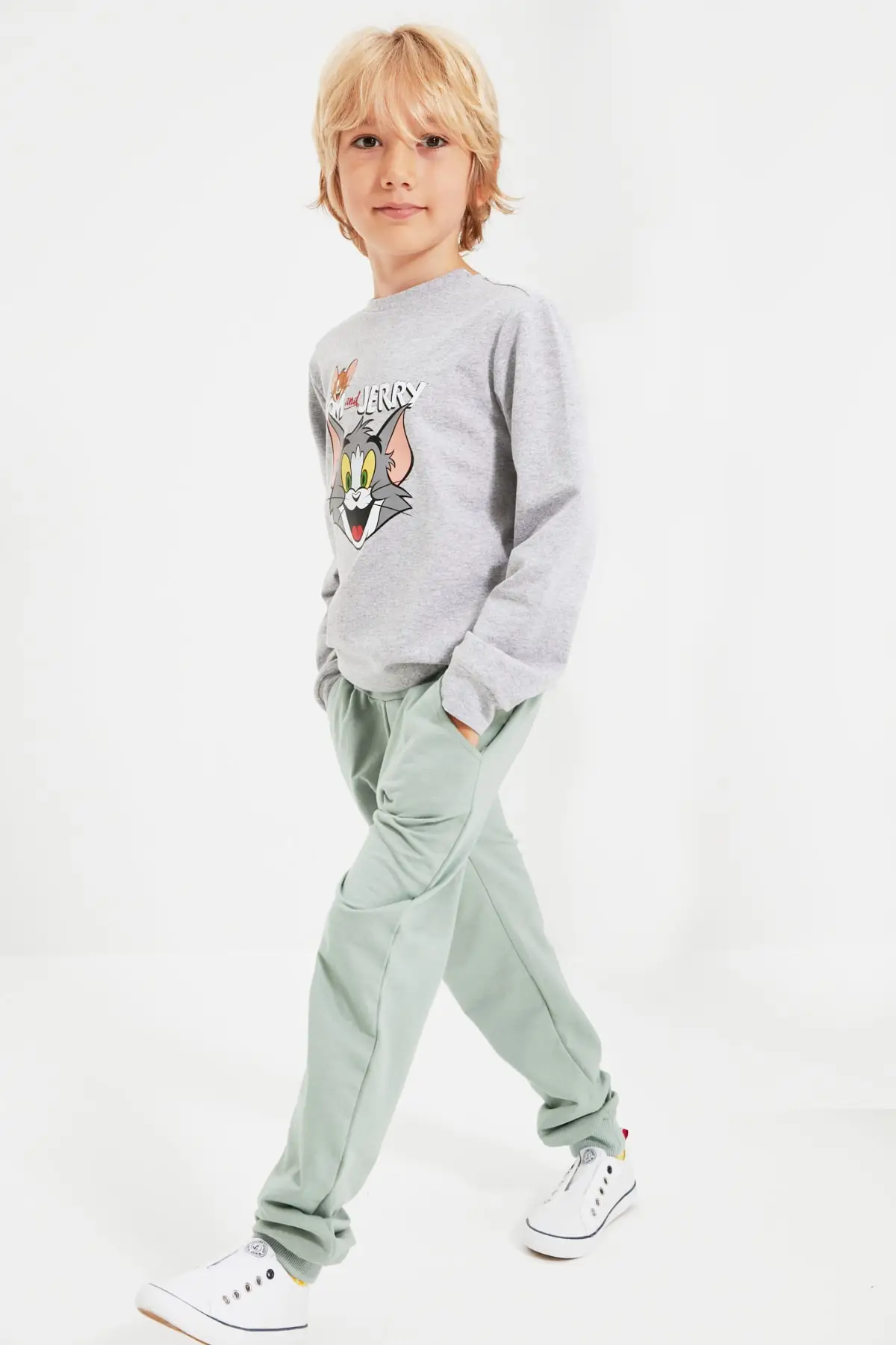 

Trendyol Jogger Unisex Children Knitted Slim Sweatpants TKDSS21EA0228