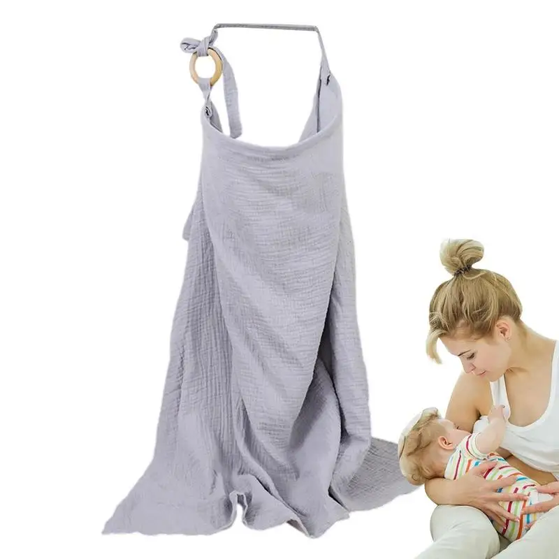 

Breastfeeding Cover Breathable Cotton Nursing Cloth Cloud Print Outing Breastfeeding Towel Feeding Cover Cape Nursing Apron